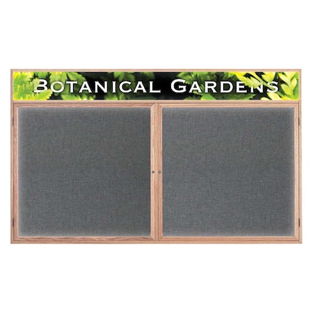 United Visual Products Open Faced Traditional Rounded Corkboard UV641ARC-SATIN-CLOUD